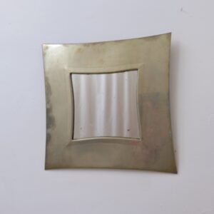 Miroir en inox années 90